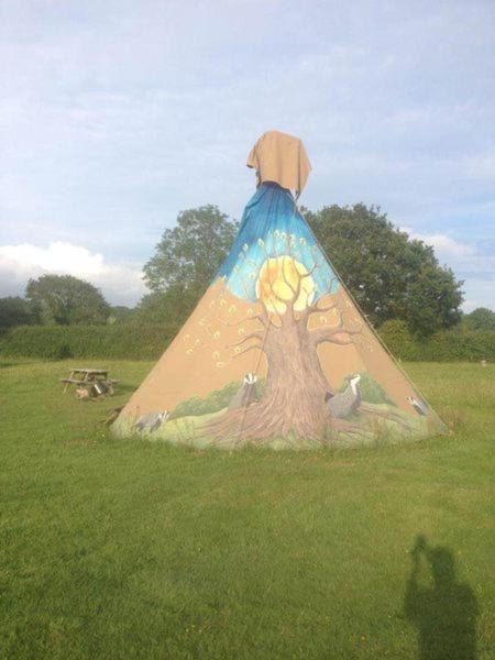 Big Sky Tipi Holidays Wartling Zewnętrze zdjęcie
